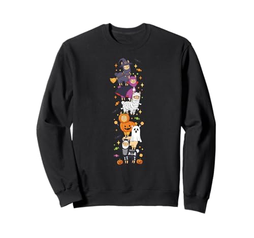 Lustiges Lama, Hexe, Vampir, Geist, Halloween, Kinder, Herren und Damen Sweatshirt Lustiges Lama, Hexe, Vampir, Geist, Halloween, Kinder, Herren und Damen Sweatshirt von Llama Lovers Halloween Skeleton Mummy Outfits