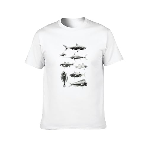 Salty Crew Mapped Match Couples Lazy Black and White Photo take Out T-Shirt White XL von Llbang