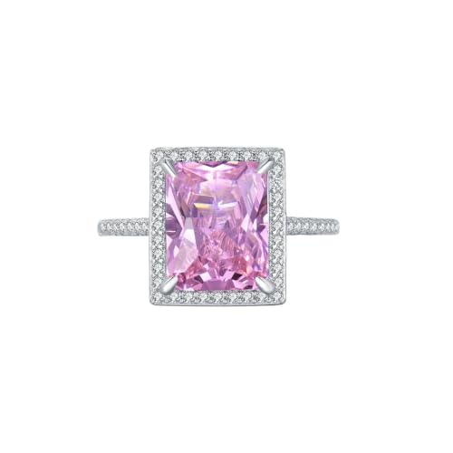 Lllunimon Farbige Zirkonringe Vintage inspirierte Edelsteine Damen 925 Sterling Silber Ringe Hochzeitsschmuck Geschenke für Modeliebhaber,Rosa,Size 8 Lllunimon Farbige Zirkonringe Vintage inspirierte Edelsteine Damen 925 Sterling Silber Ringe Hochzeitsschmuck Geschenke für Modeliebhaber,Rosa,Size 8 von Lllunimon