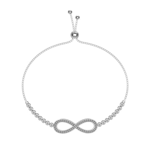 Lllunimon Infinity Endless Love Link Armbänder für Frauen 925 Sterling Silber verstellbares Armband mit 5A CZ Infinity Schmuck für Frauen Mama Frau Weihnachten Geburtstagsgeschenke Lllunimon Infinity Endless Love Link Armbänder für Frauen 925 Sterling Silber verstellbares Armband mit 5A CZ Infinity Schmuck für Frauen Mama Frau Weihnachten Geburtstagsgeschenke von Lllunimon