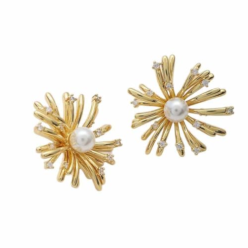 Lllunimon Mode Perle Feuerwerk Ohrringe Blume Perle Ohrringe für Frauen Perle Braut Ohrringe Hochzeit Schmuck Geschenke für Sie Lllunimon Mode Perle Feuerwerk Ohrringe Blume Perle Ohrringe für Frauen Perle Braut Ohrringe Hochzeit Schmuck Geschenke für Sie von Lllunimon