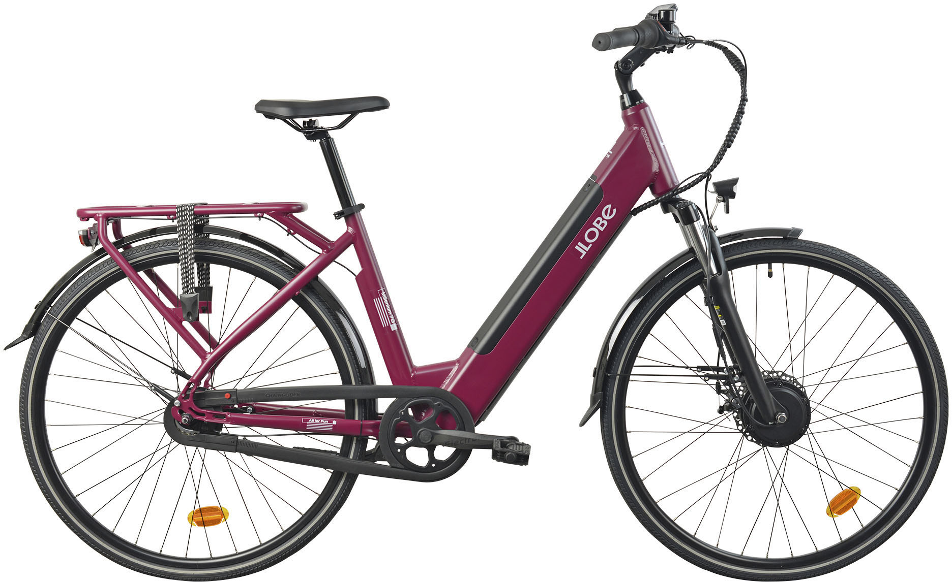 LLobe "City E-Bike 28" Millenium 7G" Nabenschaltung Frontmotor 250 W Pedelec, Elektrofahrrad für Damen und Herren von Llobe
