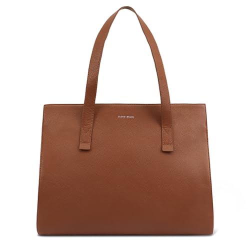 Lloyd Baker London – LALITAH LEDER TOE-TASCHE – Zeitloses modernes Design für Damen aus 100% echtem Vollnarbenleder mit durchgehendem Reißverschluss, hautfarben, Large von Lloyd Baker