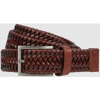 Lloyd Men's Belts Flechtgürtel aus Leder in Cognac, Größe 105 von Lloyd Men's Belts