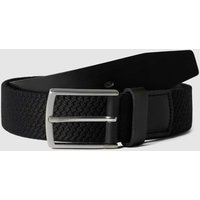 Lloyd Men's Belts Gürtel aus Leder und Textil in Black, Größe 100 von Lloyd Men's Belts