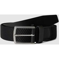 Lloyd Men's Belts Gürtel aus Leder und Textil in Black, Größe 95 von Lloyd Men's Belts
