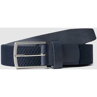 Lloyd Men's Belts Gürtel aus Leder und Textil in Marine, Größe 100 von Lloyd Men's Belts