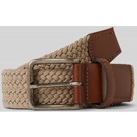 Lloyd Men's Belts Gürtel in Flecht-Optik in Beige, Größe 100 von Lloyd Men's Belts