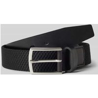 Lloyd Men's Belts Gürtel aus Leder und Textil in Black, Größe 105 von Lloyd Men's Belts