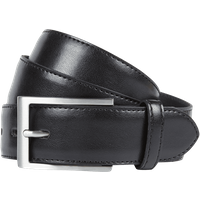 Lloyd Men's Belts Ledergürtel mit Dornschließe in Black, Größe 100 von Lloyd Men's Belts