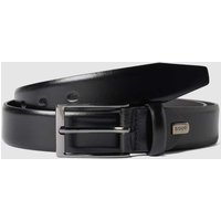 Lloyd Men's Belts Ledergürtel mit Dornschließe in Black, Größe 100 von Lloyd Men's Belts