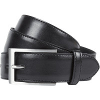 Lloyd Men's Belts Ledergürtel mit Dornschließe in Black, Größe 130 von Lloyd Men's Belts