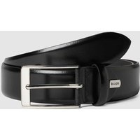 Lloyd Men's Belts Ledergürtel mit Dornschließe in Black, Größe 100 von Lloyd Men's Belts