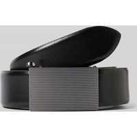 Lloyd Men's Belts Ledergürtel mit Klickverschluss in Black, Größe 100 von Lloyd Men's Belts