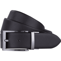 Lloyd Men's Belts Wende-Gürtel aus Leder in Black, Größe 120 von Lloyd Men's Belts
