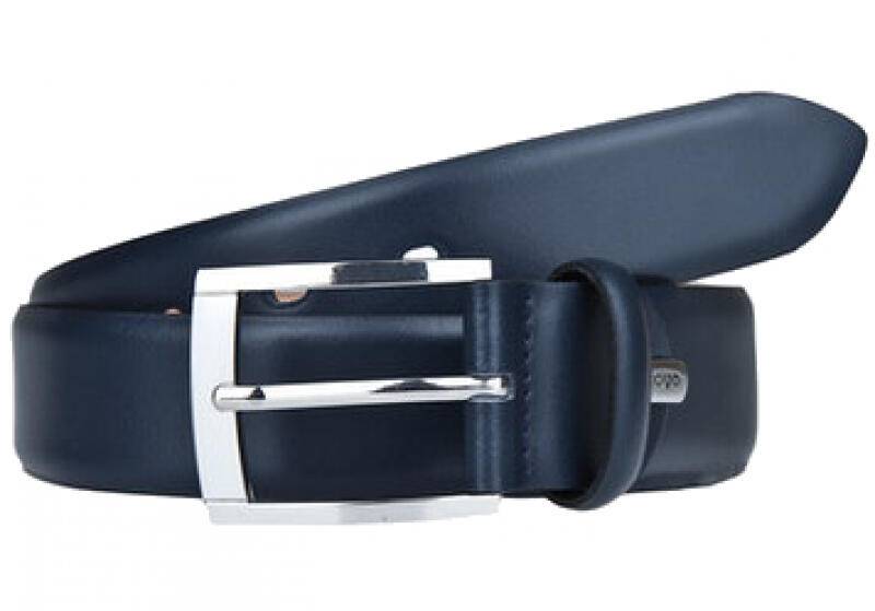 Lloyd - Lloyd Gürtel echt Leder 110cm an der Schließe kürzbar navy MADE IN GERMANY Blau von Lloyd