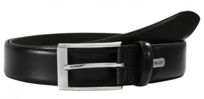 Lloyd - Lloyd Gürtel echt Leder 110cm schwarz an der Schnalle kürzbar Schwarz von Lloyd