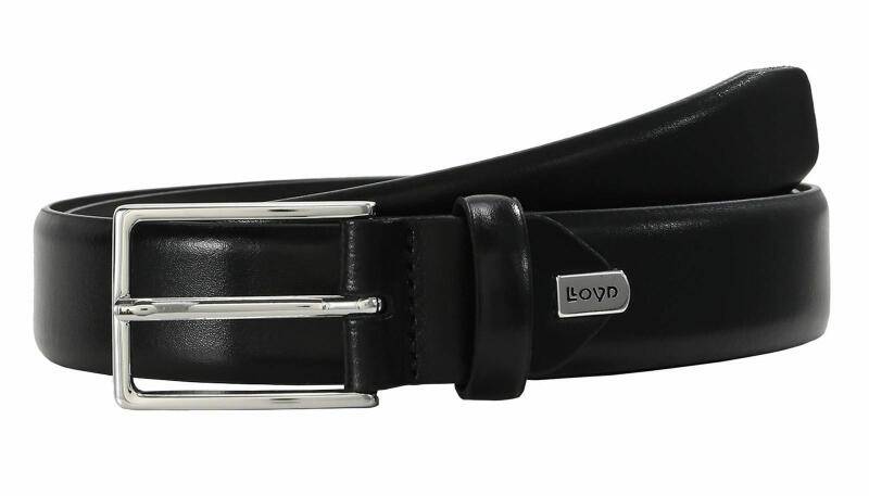 Lloyd - Lloyd Gürtel echt Leder 110cm schwarz an der Schnalle kürzbar Schwarz von Lloyd