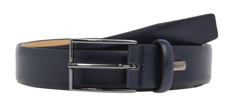 Lloyd - Lloyd Gürtel echt Leder 115cm navy an der Schnalle kürzbar Blau von Lloyd