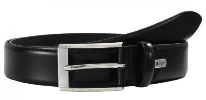 Lloyd - Lloyd Gürtel echt Leder 130cm schwarz an der Schnalle kürzbar Schwarz von Lloyd