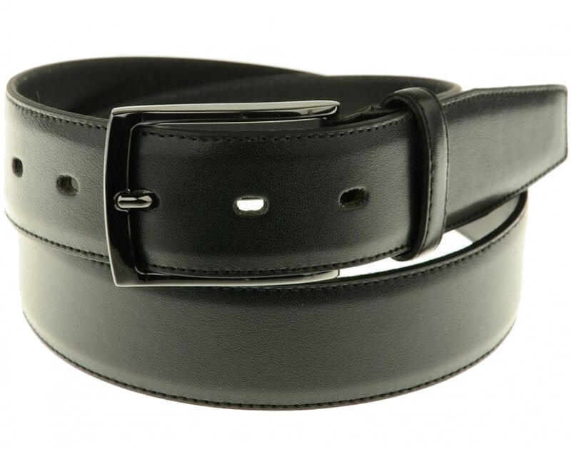 Lloyd - Lloyd Gürtel echt Leder 140cm an der Schließe kürzbar schwarz MADE IN GERMANY Schwarz von Lloyd