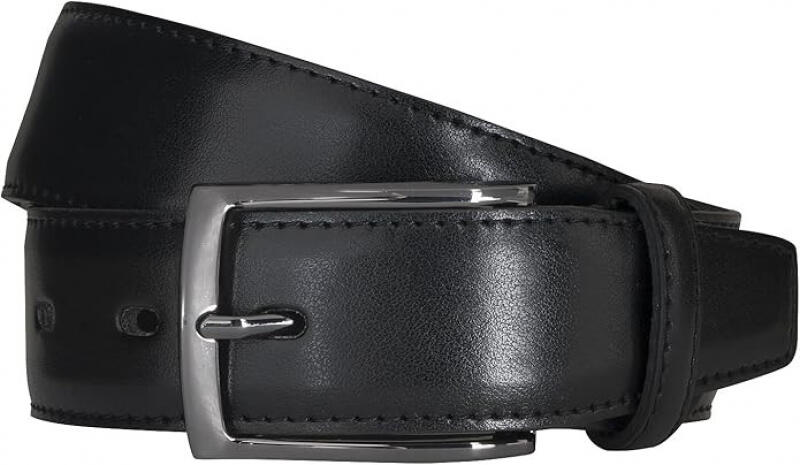 Lloyd - Lloyd Gürtel echt Leder 95cm an der Schließe kürzbar schwarz MADE IN GERMANY Schwarz von Lloyd