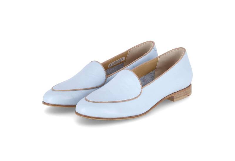 Lloyd Lloyd 1573118 Damen Glattleder hellblau Slipper von Lloyd