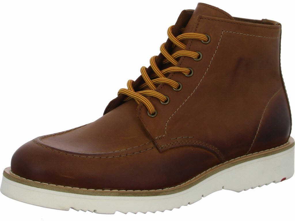 male Schnür-Stiefeletten braun Schnürstiefelette Derbar, Cognac 44,5 von Lloyd