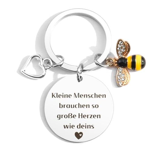 LmashRbaiw Schlüsselanhänger Erzieherin,Abschiedsgeschenk Lehrerin,Abschiedsgeschenk Erzieherin,Erzieherin Geschenk,Dankeschön Geschenke Erzieherin,Geschenk Für Erzieherin Lehrerin Grundschule von LmashRbaiw
