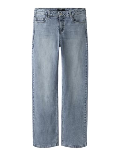 Lmtd Damen Nlfbli DNM Nw R Wide Pant Noos, Light Blue Denim, 140 von Lmtd