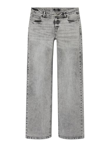 Lmtd Damen Nlftianna DNM Lw Wide Pant Noos, Light Grey Denim, 140 von Lmtd