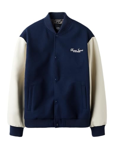 Lmtd Herren Nlmmikado Bomber Jacket, Navy Blazer, Numeric_122 Lmtd Herren Nlmmikado Bomber Jacket, Navy Blazer, Numeric_122 von Lmtd