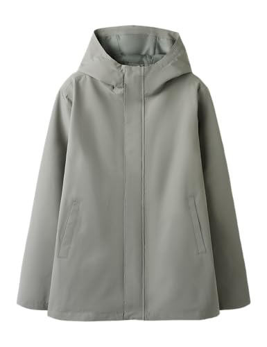 Lmtd Herren Nlnmizzle05 Rain Jacket W. Hood Fo, Shadow, Numeric_158 Lmtd Herren Nlnmizzle05 Rain Jacket W. Hood Fo, Shadow, Numeric_158 von Lmtd