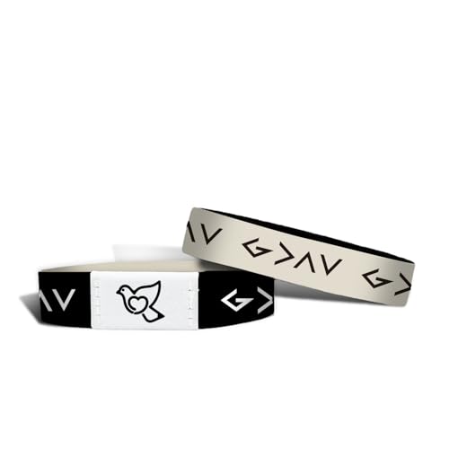 Lmuwecno Tägliches Bibelvers-Armband, tragbares Bibelarmband, christliches Geschenk für Damen, Herren (Bibelvers-Armbänder, schwarz), inspirierende Geschenke für Teenager von LMUWECNO