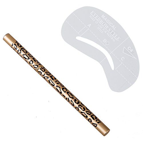 Lmzzdld 4 Augenbrauenkorrektur Schablonen Grooming Kit Make-up,ein Augenbrauenstift Hand-Pinsel von Lmzzdld
