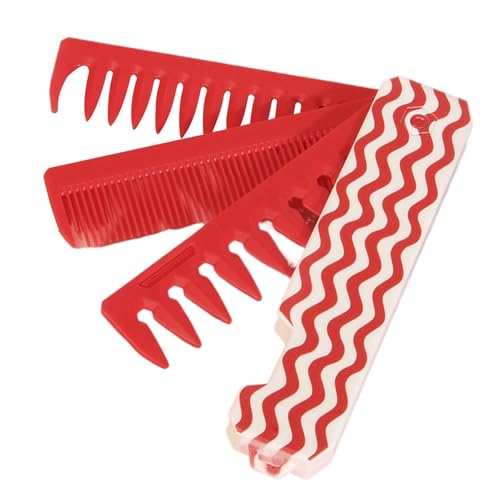 Lnhgh Breiter Zahnkamm, Taschenkämme für Männer - Reisekammfeinzahn und breiter Zahn | Falten -Styling -Werkzeug für Frauen Mädchen, tragbare Entspannung des Kämmungshaarbürste für Haare, Bärte und von Lnhgh