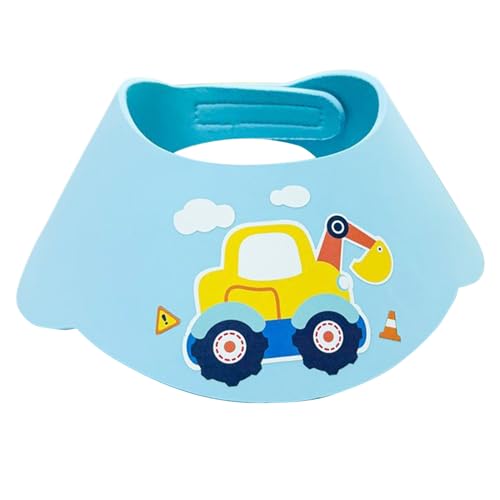 Lnhgh Duschkappe, Duschmütze Schild für Kinder - Wasserdichtes Visierhut -Auge und Ohrschutz,Eingepasster Badeschild für Kinder halten trockene Schutzabdeckung von Lnhgh