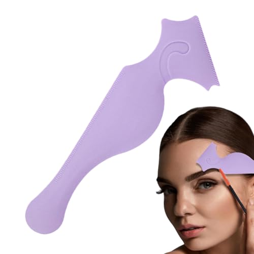 Lnhgh Eyeliner-Hilfswerkzeug,Eyeliner-Hilfswerkzeug,Präzisions-Lidschatten-Applikator-Lineal | Silikon-Make-up-Schablonen, Anfänger-Beauty-Tools, multifunktional, für Damen und Herren von Lnhgh