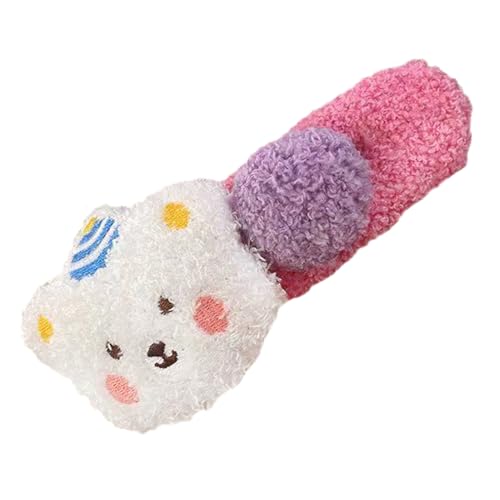 Lnhgh Haarspangen Für Damen - Plüsch Haarspangen,Kinderschmuck Cartoon Zieraccessoires Bär Styling von Lnhgh