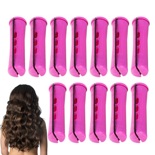 Lnhgh Keine Haarschlangen, losen Haarblockler - 12-fache Curling-Zauberstäbe mit Rutschgummi-Bändern | loses Styler -Werkzeug für Frauen Nacht zu Hause und reisen von Lnhgh