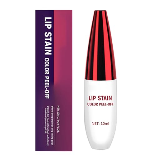 Lnhgh Peeling Lippenstain,Langanhaltender Lip Gloss - Damen Lipliner Gloss Abziehbar,Nicht Klebende Pflegende Lippen Makeup Lippenstift von Lnhgh