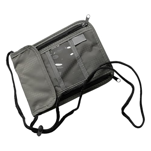 Lnhgh Reise Neck Wallet - Dokumentenaufbewahrungstasche | Tragbare Diebstahlsichere Dokumentenmappe Für Handy- Und Bankkartenorganizer von Lnhgh