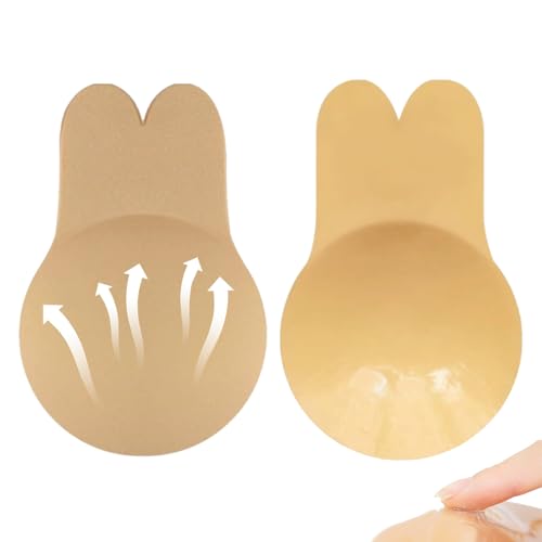 Lnmyic Klebe BH Push up Klebe-BHS Rückenfrei Trägerloser BH Kommen Wiederverwendbare Unsichtbar Silikon Haut Freundlich Selbstklebend,für Brautkleid Damen Rückenfreie Kleider von Lnmyic