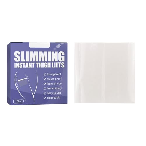 Oberschenkel-Straffungsband, 10 Stück, Transparente Klebestreifen Zur Beinstraffung, Unsichtbare Lifting-Aufkleber, Beautiful leg patches von Lnwaci