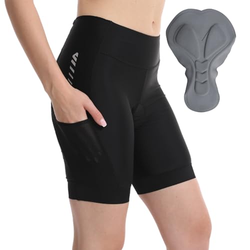 Lo.gas Radlerhose Damen kurz Damen radsportshorts mit Hose atmungsaktive Fahrradhose Damen kurz gepolstert Schwarz M Lo.gas Radlerhose Damen kurz Damen radsportshorts mit Hose atmungsaktive Fahrradhose Damen kurz gepolstert Schwarz M von Lo.gas