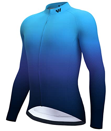 Lo.gas Radtrikot Herren Langarm - Rennrad Trikot Herren Reißverschluss mit Taschen, Sommer Atmungsaktiv Lo.gas Radtrikot Herren Langarm - Rennrad Trikot Herren Reißverschluss mit Taschen, Sommer Atmungsaktiv von Lo.gas
