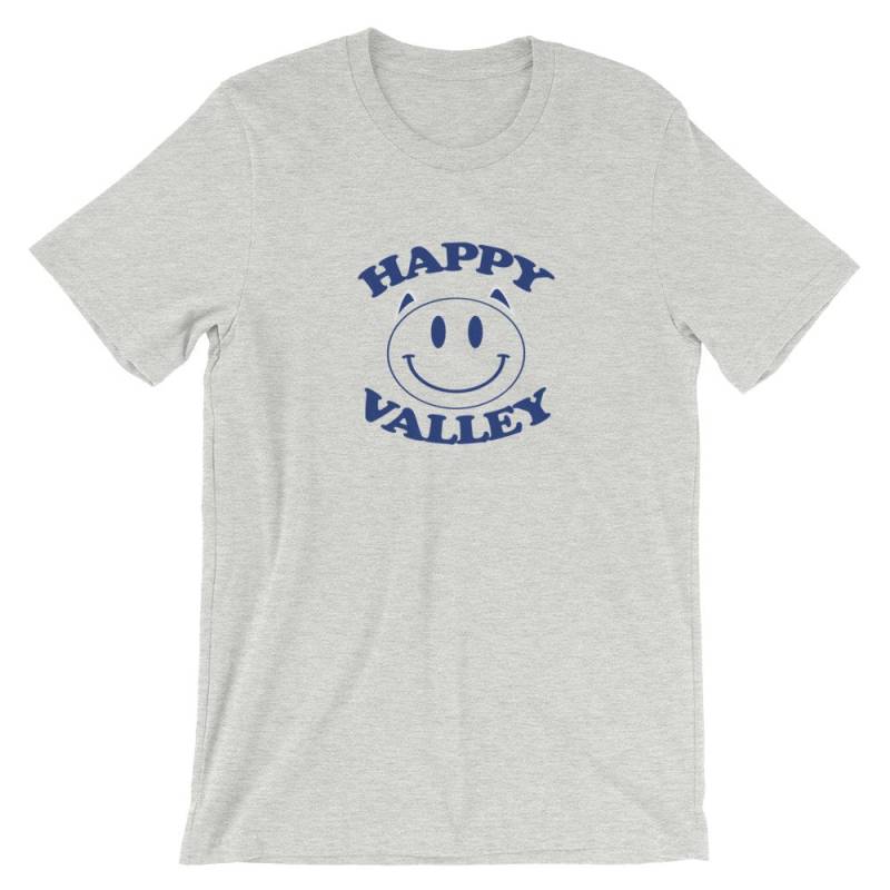 Penn Happy Valley Fans Kurzarm Unisex T-Shirt | Fan Geschenk Studenten Spieltag Kleidung von LoCoolApparel