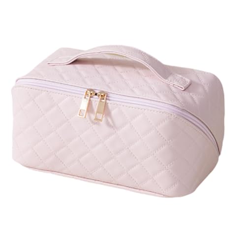 Make-up-Tasche, Große Kapazität, Reise-Kosmetiktaschen mit Griff, wasserdichte Kulturtasche, Tragbare Make-up-Organizer-Box für Personalisierte Geschenke für Frauen,D von LoKori