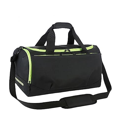 Reise-Seesack, wasserdichte Reisetasche, Handgepäck-Wochenendtasche für Männer, Sporttasche mit Schuhfach und Nassfach, Tragetasche für Reisen, Training, Sport,B von LoKori