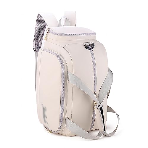 Sport-Sporttasche für Damen, 31 L, wasserdichte Reisetasche mit Schuhfach und Nasstasche, Tragetasche, Rucksack, Handgepäck, Wochenend-Übernachtungstasche,F von LoKori